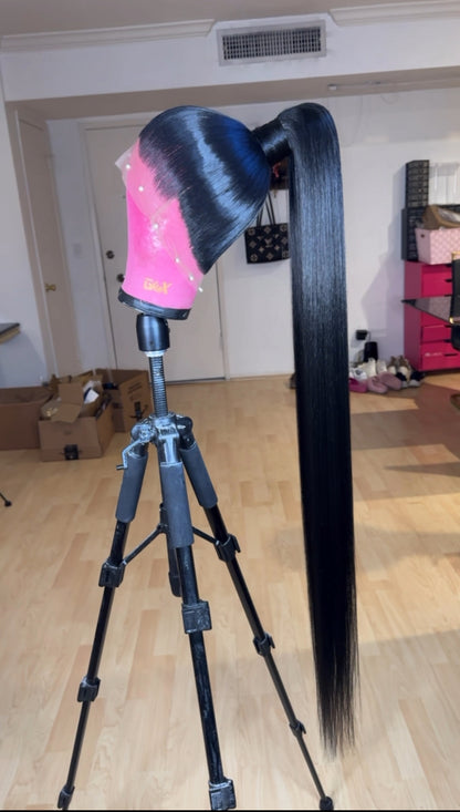 40” Black Ponytail