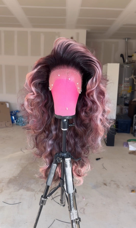 Mix Purple/Pink Teased Out