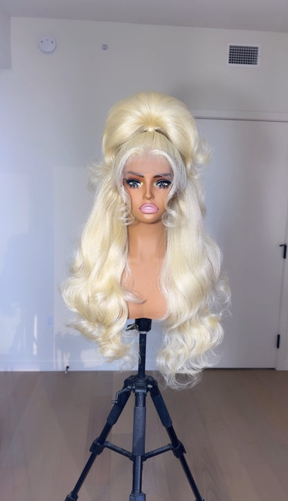 613 Half Up w/ Bangs