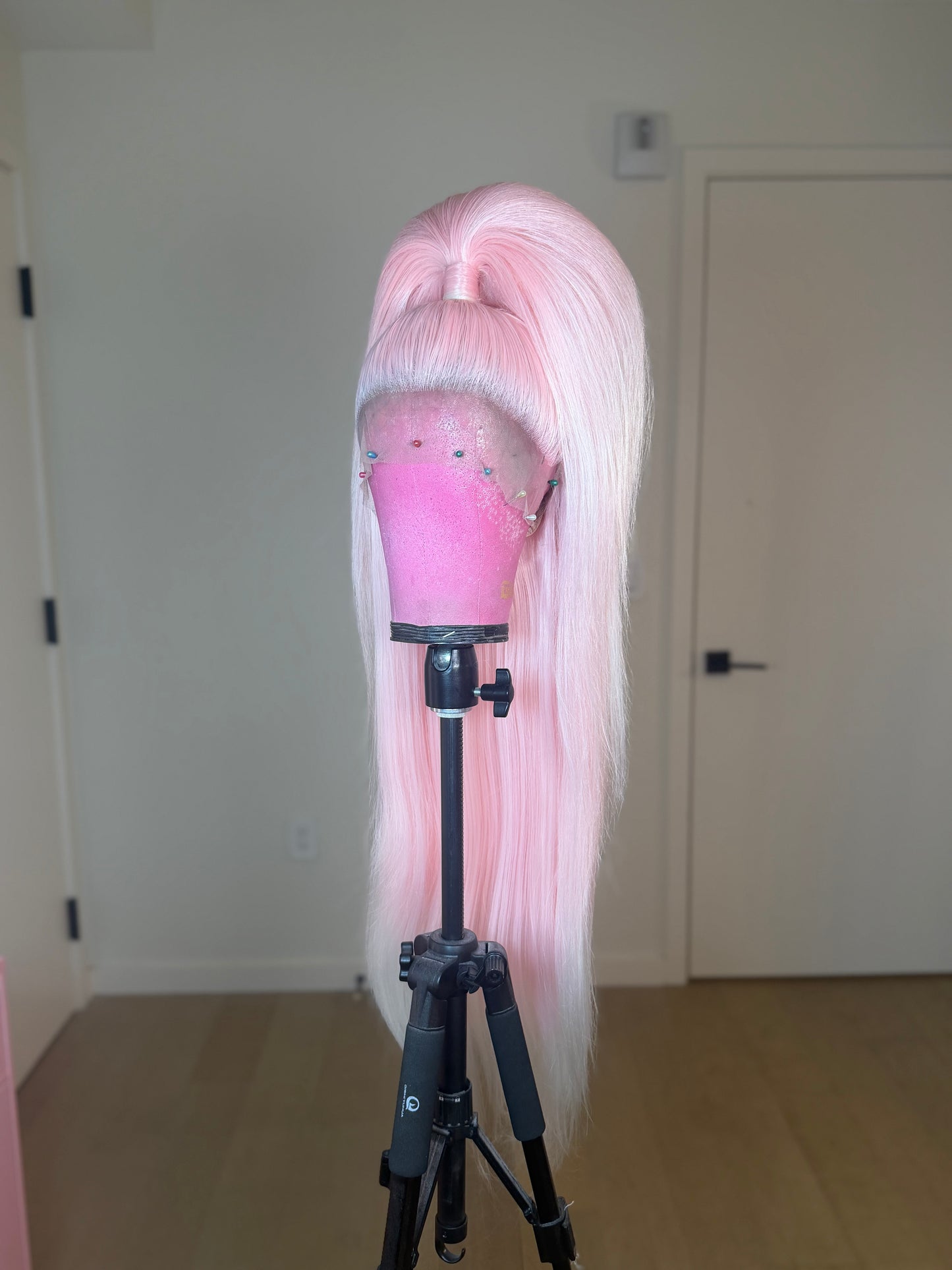 Pink Half Up
