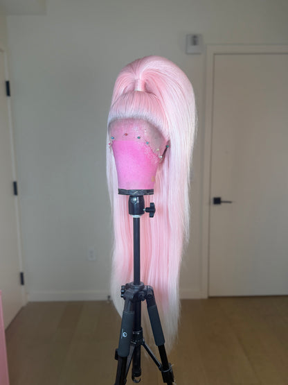 Pink Half Up