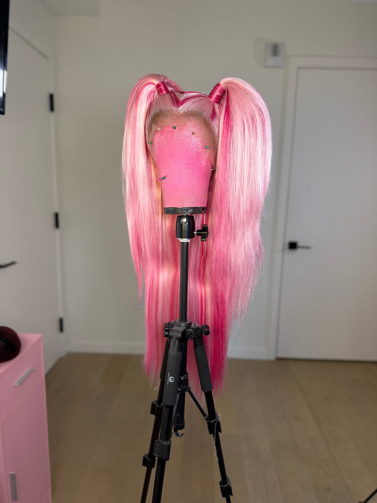 Pretty Pink Pigtails