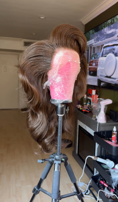 Chocolate Brown Teased Out