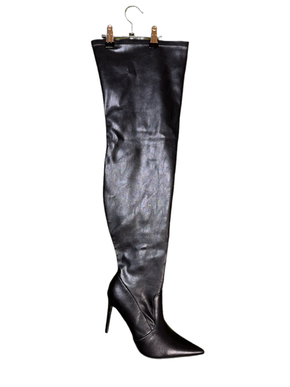 Black Thigh High Boots