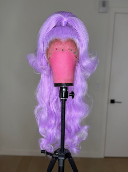 Lavender Half Up