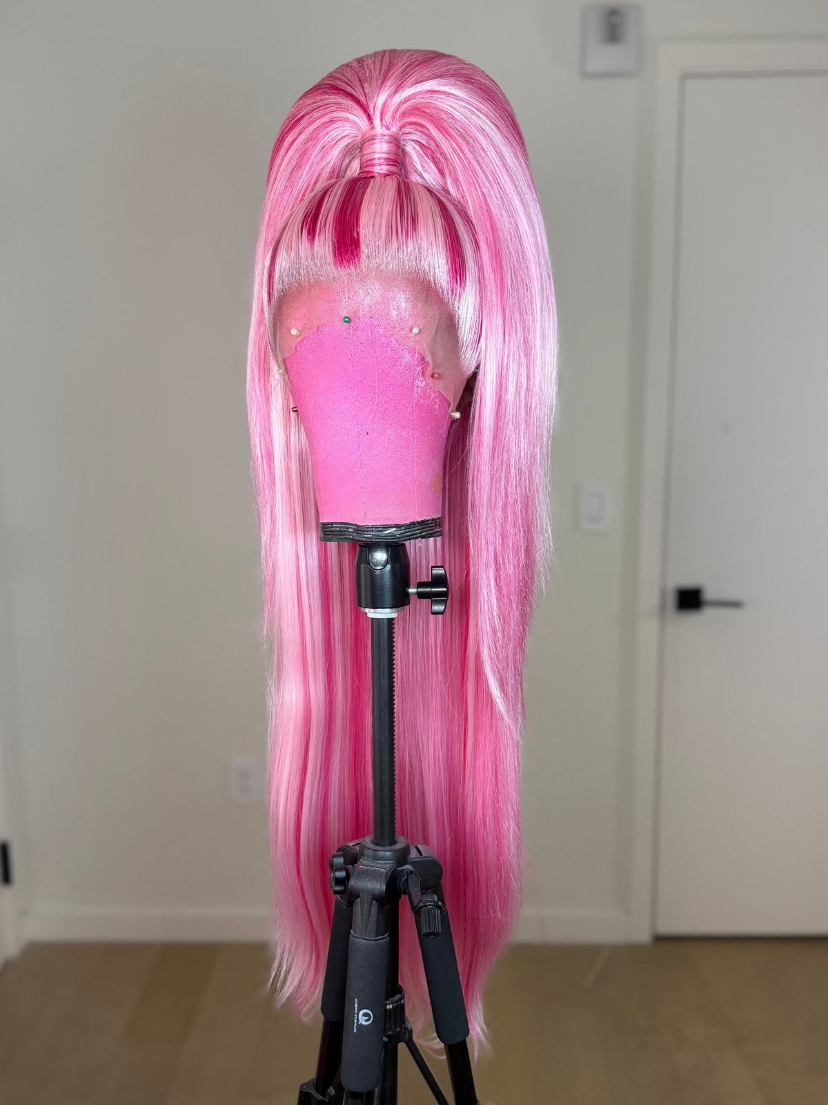 Pretty Pink Half Up