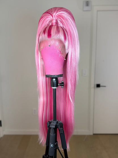 Pretty Pink Half Up
