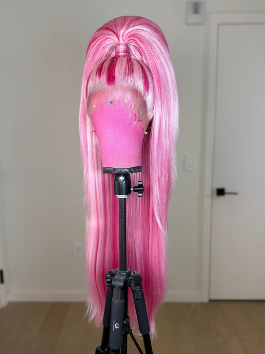 Pretty Pink Half Up