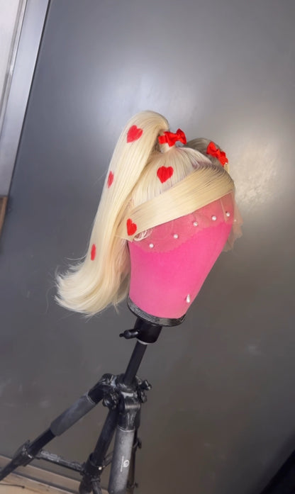 Valentine’s Day Pigtails