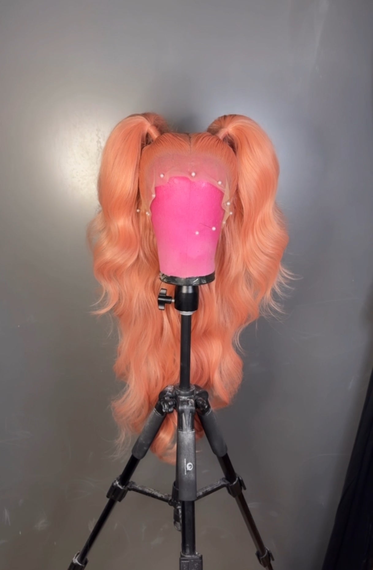 Pastel Pink Pigtails