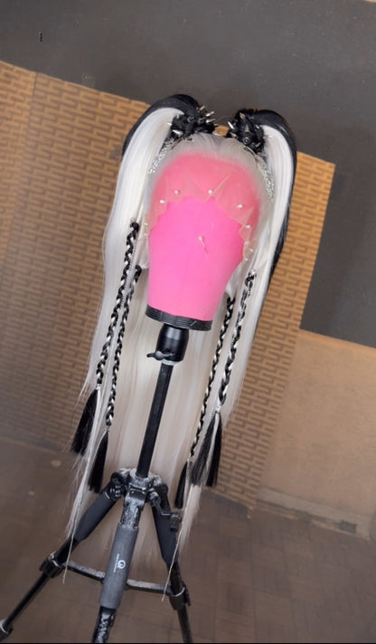 Embellished Spiked Out Pigtails