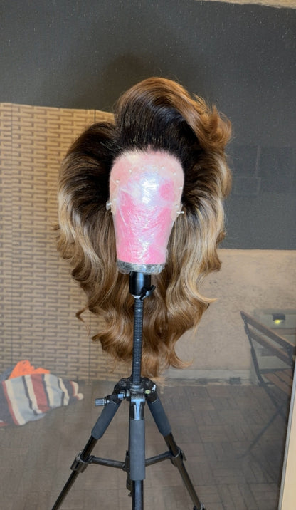 Rooted Brunette Teased