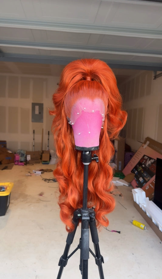 Ginger Half Up