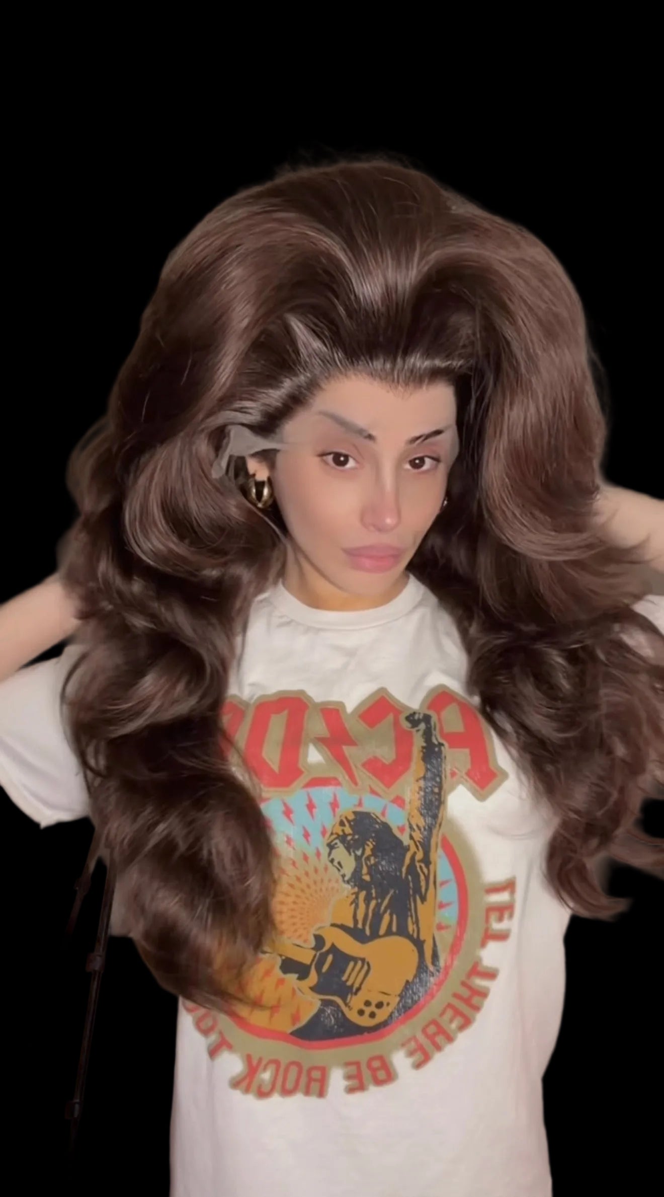 Big Brown Dance Hair