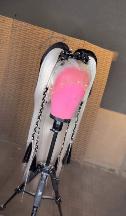 Embellished Spiked Out Pigtails