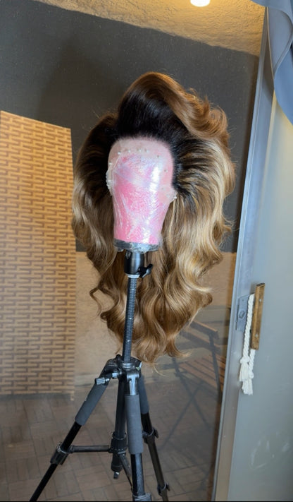 Rooted Brunette Teased