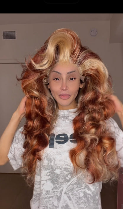 Blonde Inferno Dance Hair