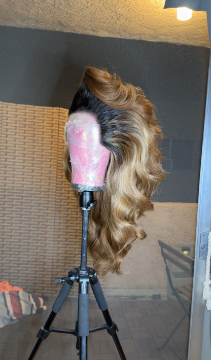 Rooted Brunette Teased