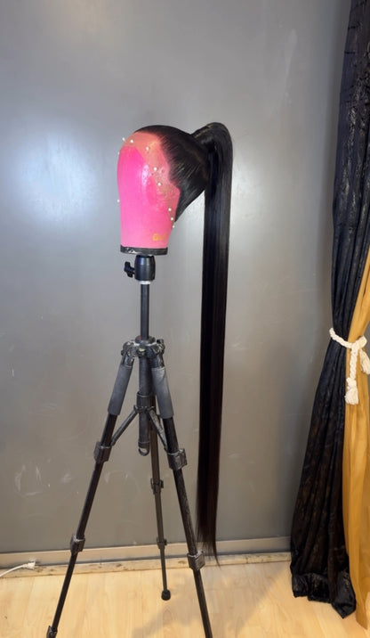 46” Black Ponytail