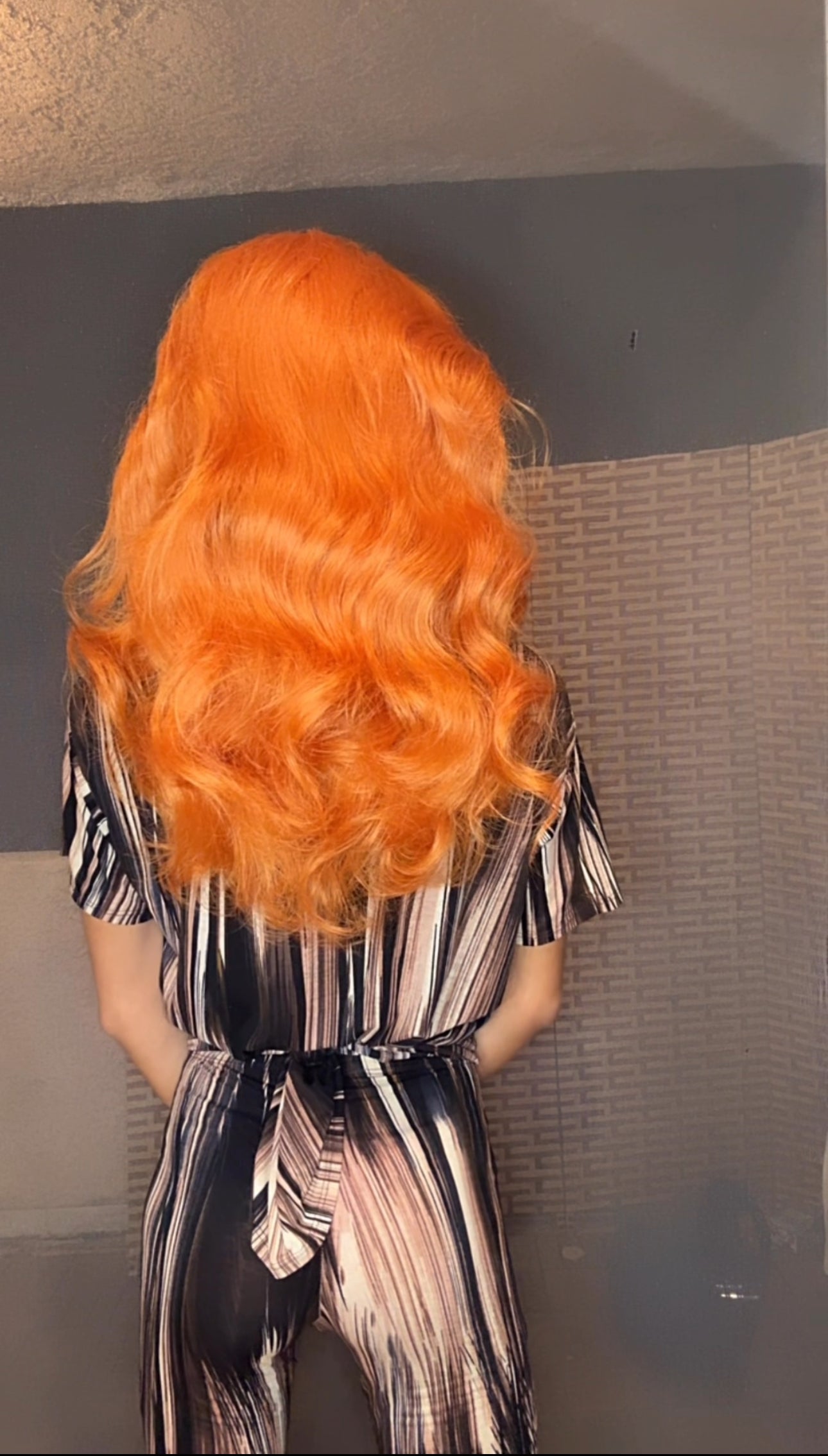Orange Ginger Dance Hair