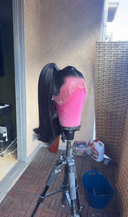 Black Pin Up Pigtails