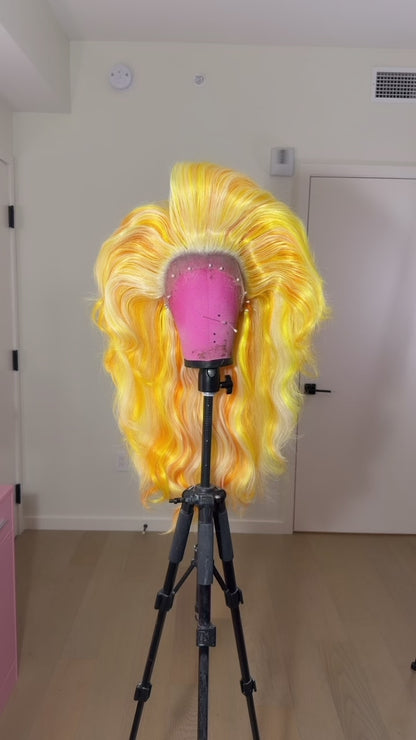 Yellow Drag Hair
