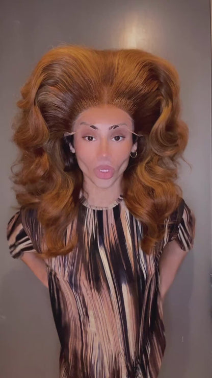 XL Honey Middle Part