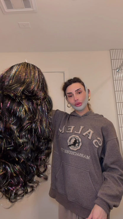 Big Tinsel Dance Hair