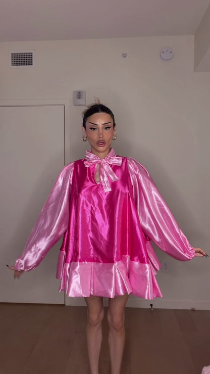 Pink Babydoll Dress
