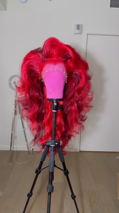 Crimson Drag Hair