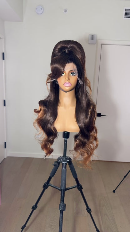 Alina Half Up w/ Bang