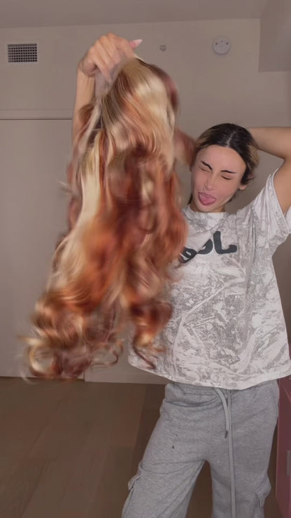 Blonde Inferno Dance Hair