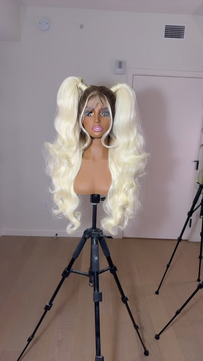 Rooted Bombshell Pigtails