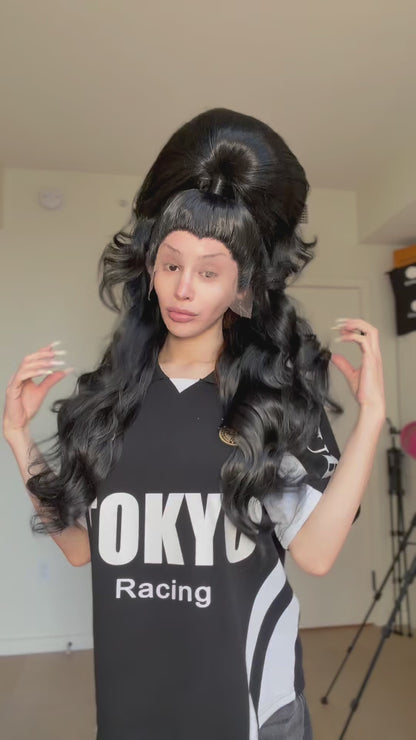 Black Half Up