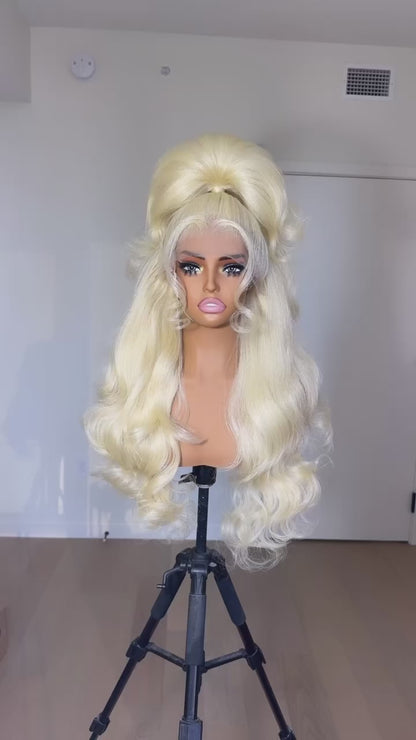 613 Half Up w/ Bangs