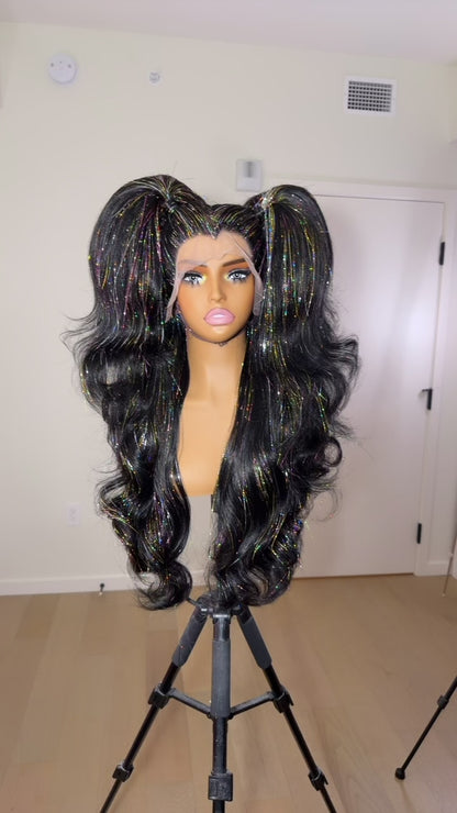 Tinsel Pigtails